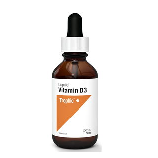 Trophic Vitamin D3 Liquid 1000 IU 50mL