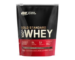 Optimum Nutrition 100% Gold Standard Whey Bag Double Rich Chocolate 1.47lbs