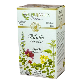 Celebration Herbals Alfalfa Peppermint Tea 24 Tea Bags