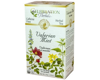 Celebration Herbals Valerian Mint 24 Tea Bags