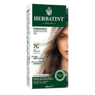 Herbatint Permanent Hair Colour Gel Ash Blonde 7C 135mL