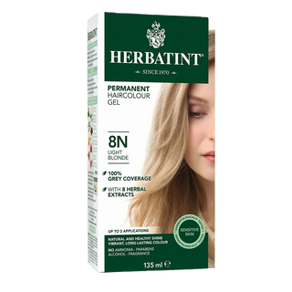 Herbatint Permanent Hair Colour Gel Light Blonde 8N 135mL