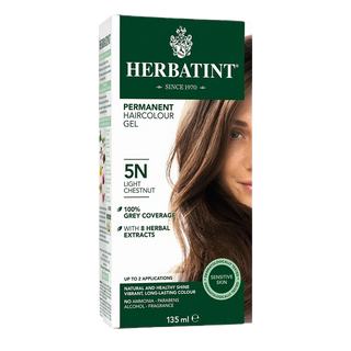 Herbatint Permanent Hair Colour Gel Light Chestnut 5N 135mL