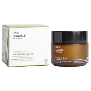 Skin Essence Organics Exfoliant & Softening Mask Facial in a Jar 50mL