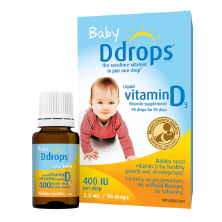 Ddrops Vitamin D3 400 IU Baby 90 drops