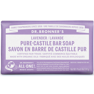 Dr. Bronner's Pure-Castile Bar Soap Lavender 140g