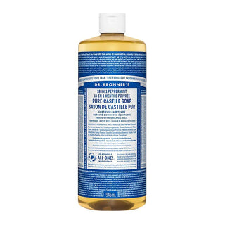 Dr. Bronner's 18-In-1 Pure-Castile Liquid Soap Peppermint 946mL