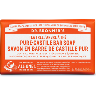 Dr. Bronner's Pure-Castile Bar Soap Tea Tree 140g