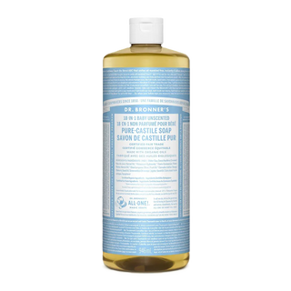 Dr. Bronner's 18-In-1 Pure-Castile Soap Baby Unscented 946mL