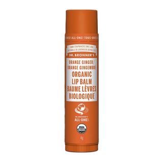 Dr. Bronner's Organic Lip Balm Orange Ginger 4g