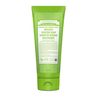 Dr. Bronner's Organic Shaving Soap Lemongrass Lime 207mL