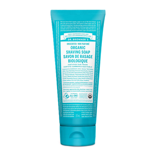 Dr. Bronner's Organic Shaving Soap Unscented 207mL