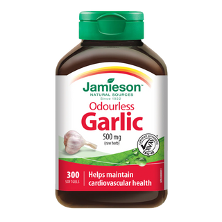 Jamieson Odourless Garlic 500mg 300 Softgels