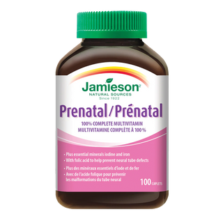 Jamieson Prenatal 100% Complete Multivitamin 100 Caplets