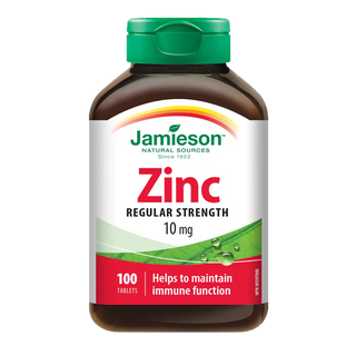 Jamieson Zinc 10mg Regular Strength 100 Tablets