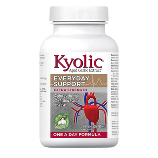 Kyolic Aged Garlic Extract Everyday Support Extra Strength 1000mg 60 Veggie Tablets