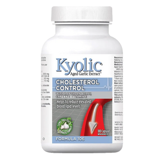 Kyolic Aged Garlic Extract Cholesterol Control Formula 106 180 Capsules