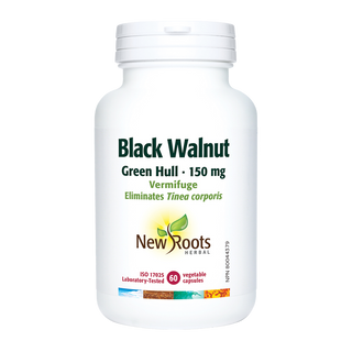 New Roots Black Walnut Green Hull 150mg 60 Veggie Caps