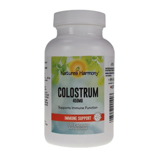 Nature's Harmony Colostrum 450mg 120 Capsules