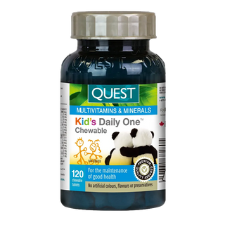 Quest Kids Daily One Multivitamins & Minerals 120 Chewable Tablets