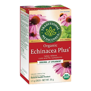 Traditional Medicinals Organic Echinacea Plus Original Spearmint 20 Tea Bags