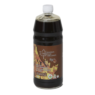 Canadian Heritage Organic Maple Syrup Very Dark 1L