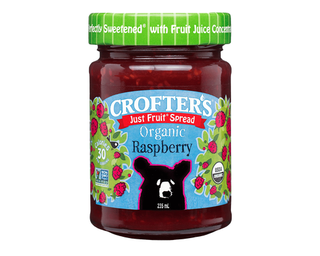 Crofters Organic Just Fruit Spread Raspberry 235mL