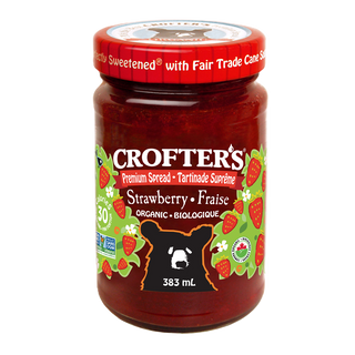 Crofter's Organic Premium Spread Strawberry 383mL