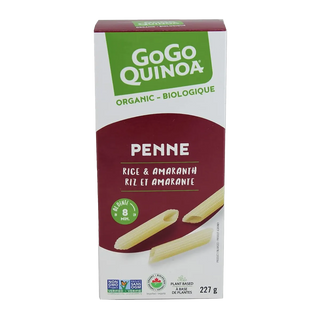 Gogo Quinoa Organic Penne Pasta Rice & Amaranth 227g