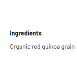 Gogo Quinoa Organic Quinoa Royal Red 500g