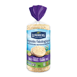 Lundberg Organic Rice Cake Salt-Free Brown Rice 241g