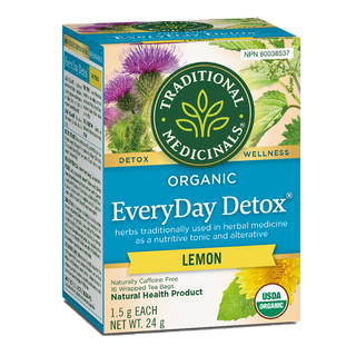 Traditional Medicinals Organic Everyday Detox Lemon 16 Tea Bags