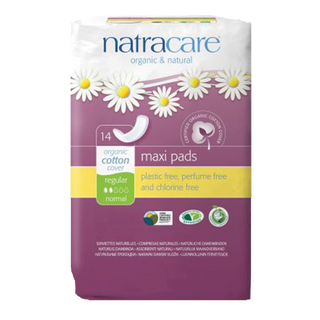 Natracare Organic & Natural Maxi Pads Regular 14 Pads