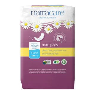 Natracare Organic & Natural Maxi Pads Super 12 Pads