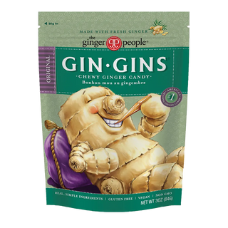 The Ginger People Gin Gins Chewy Ginger Candy Original 84g