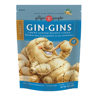 The Ginger People Gin Gins Chewy Ginger Candy Peanut 84g