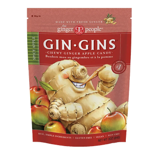 The Ginger People Gin Gins Chewy Ginger Candy Spicy Apple 84g