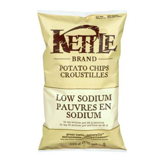 Kettle Foods Potato Chips Low Sodium 220g