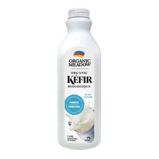 Organic Meadow Organic Kefir Plain 1L