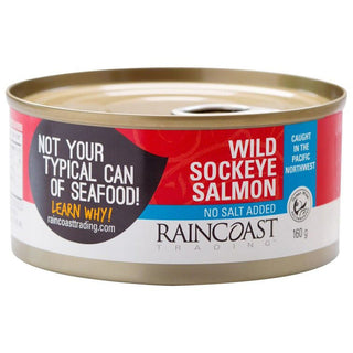 Raincoast Wild Sockeye Salmon No Salt Added 160g