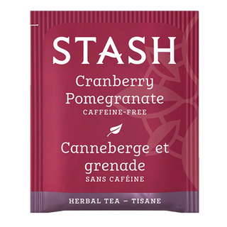 Stash Herbal Tea Cranberry Pomegranate Caffeine Free 18 Tea Bags