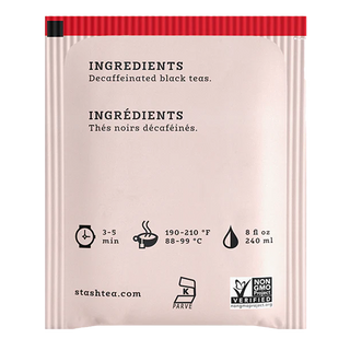 Stash Black Tea English Breakfast Decaf 18 Tea Bags