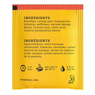 Stash Herbal Tea Mango Passionfruit Caffeine Free 20 Tea Bags
