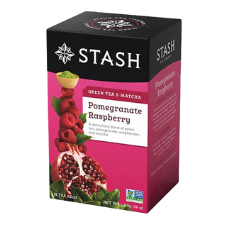 Stash Green Tea & Matcha Pomegranate Raspberry 18 Tea Bags