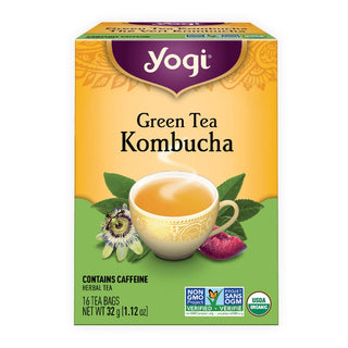 Yogi Tea Green Tea  Kombucha 16 Tea bags