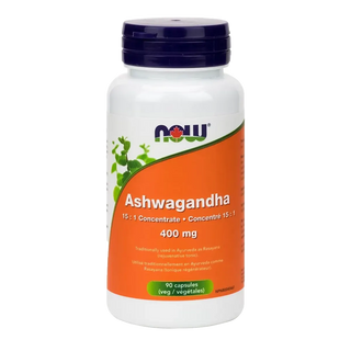 Now Ashwagandha Extract 400mg 90 Veggie Caps