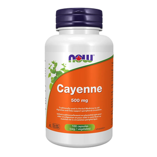 Now Cayenne 500mg 100 Veggie Caps