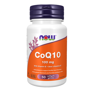 Now CoQ10 100mg 50 Softgels