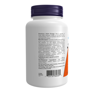 Now L-Arginine 500 mg 100 Veggie Caps