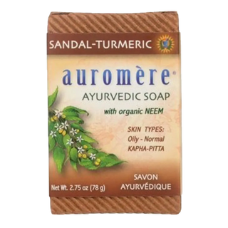 Auromere Ayurvedic Soap Sandal Turmeric 78g